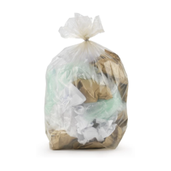 Sac poubelle - 50L - Premium - Transparent - 250 sacs - 20µ