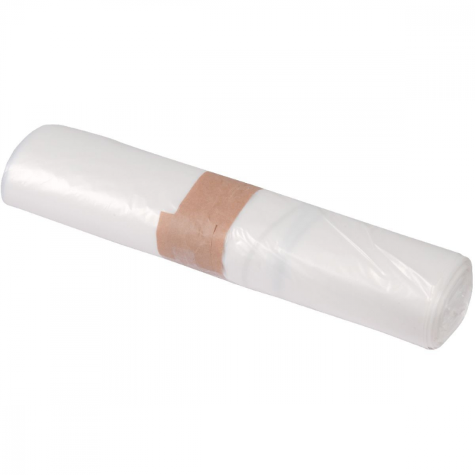 Sac poubelle - 50L - Blanc - 500 sacs - 14µ