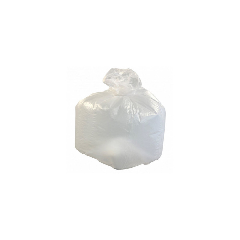 Sac poubelle - 50L - Blanc - 500 sacs - 14µ