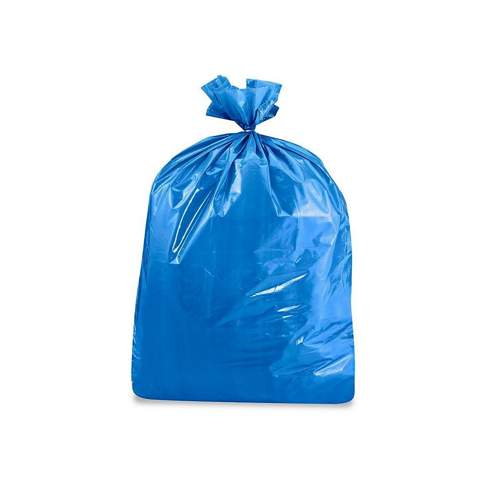 Sac poubelle - 110L - Bleu - 200 sacs