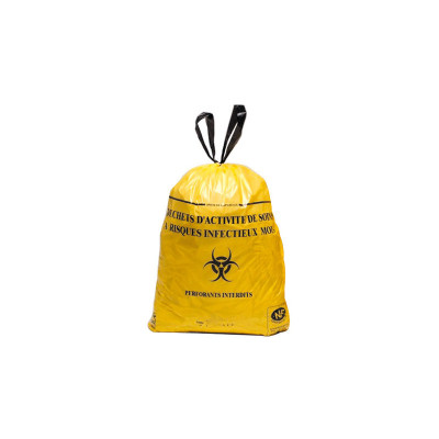 Sac poubelle Dasri - 50L - DASRI - Jaune - 500 sacs - 23µ