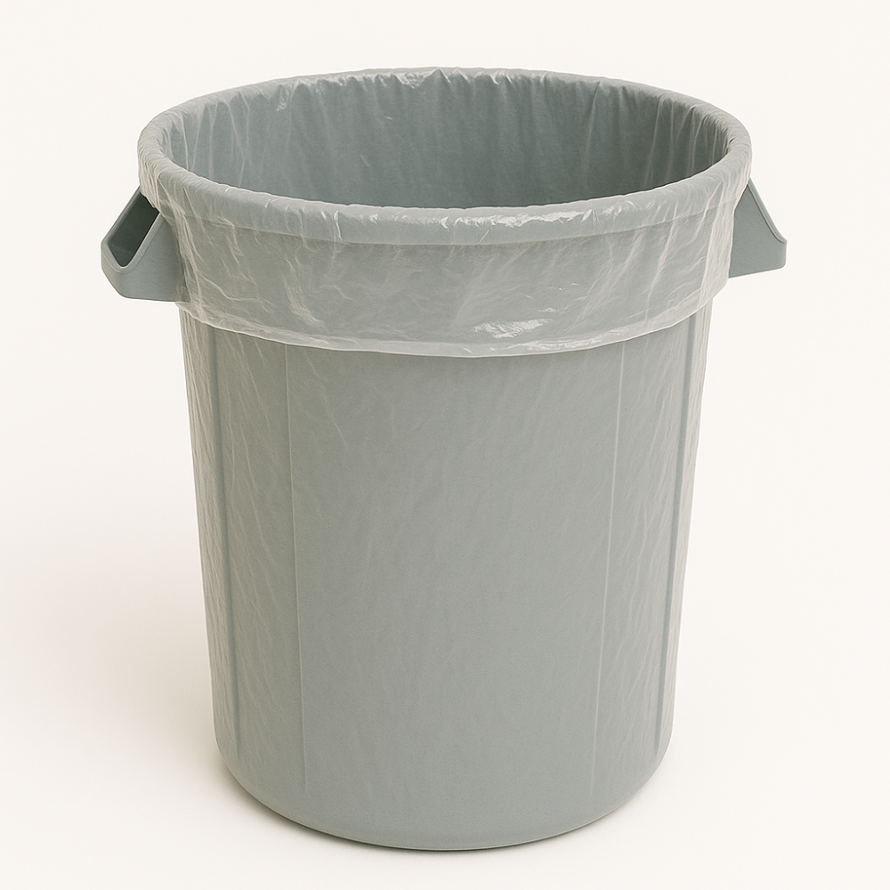 Sac poubelle - 110L - Transparent - 200 sacs - 40µ