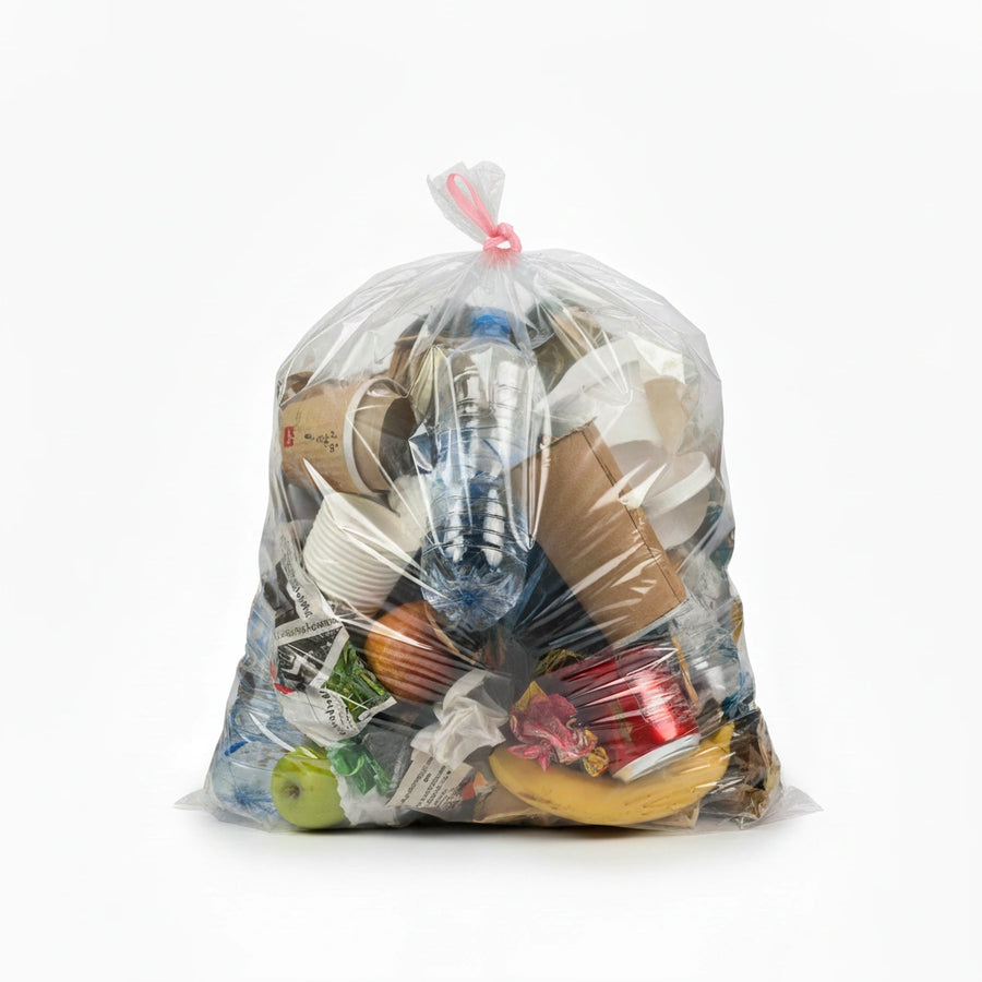 Sac poubelle - 50L - Premium - Transparent - 250 sacs - 20µ