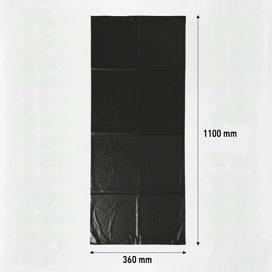 Sac poubelle - 110L - Noir - 200 sacs - 30µ