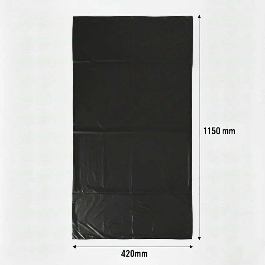 Sac poubelle - 130L - Noir - 200 sacs - 20µ