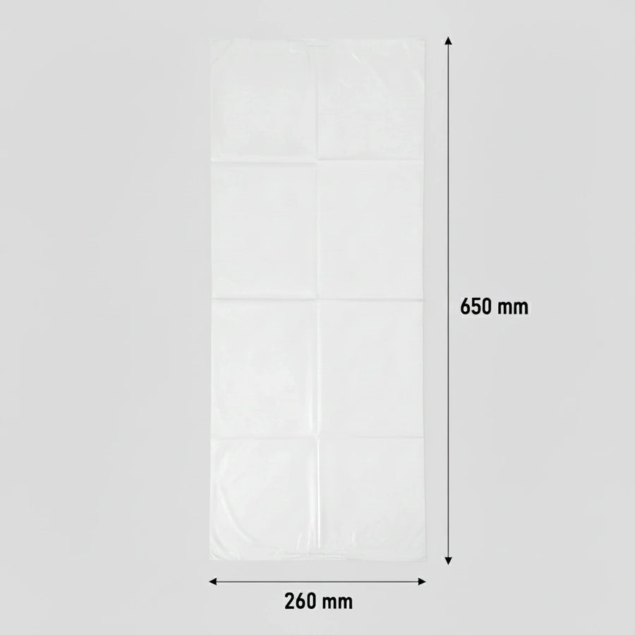 Sac poubelle - 30L - Blanc - 500 sacs - 12µ