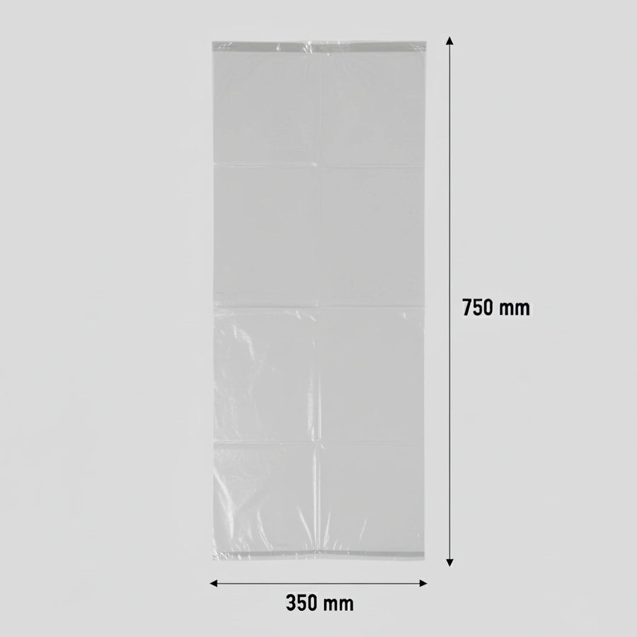Sac poubelle - 50L - Premium - Transparent - 250 sacs - 20µ