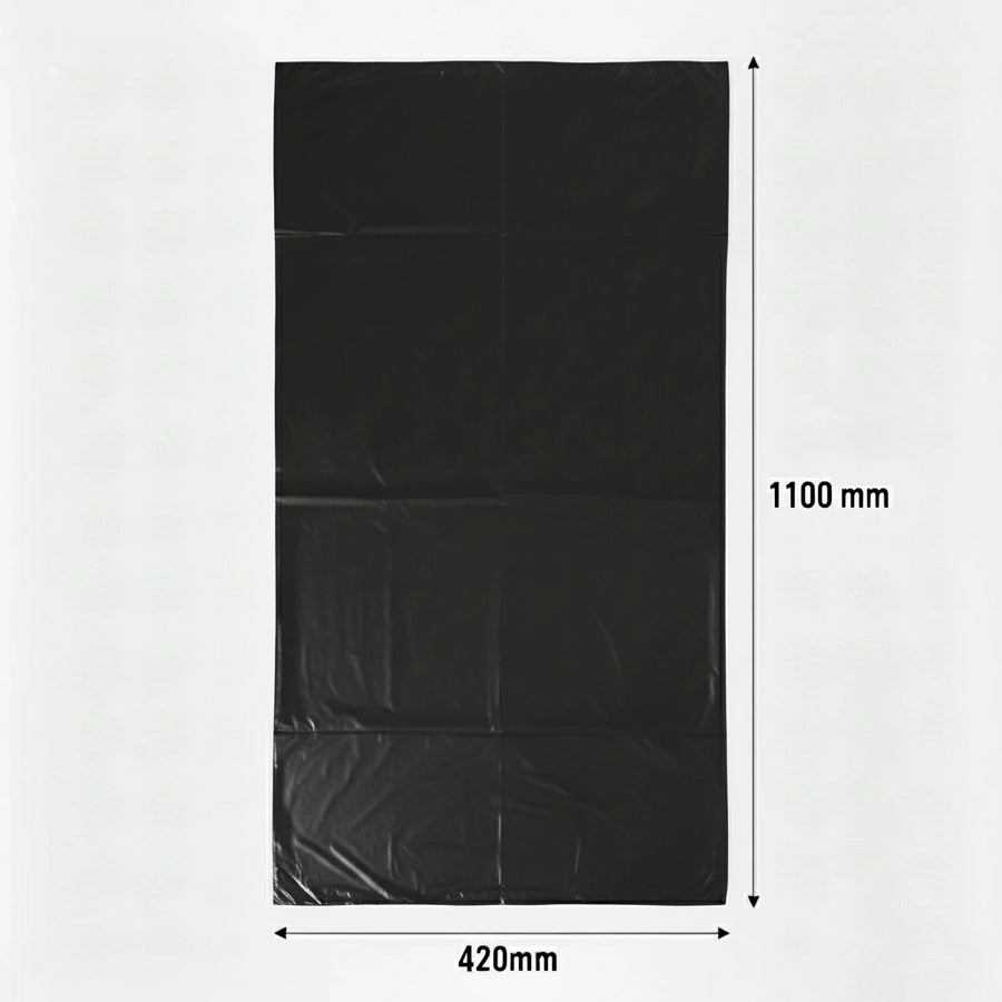 Sac poubelle - 130L - Noir - 200 sacs - 37µ