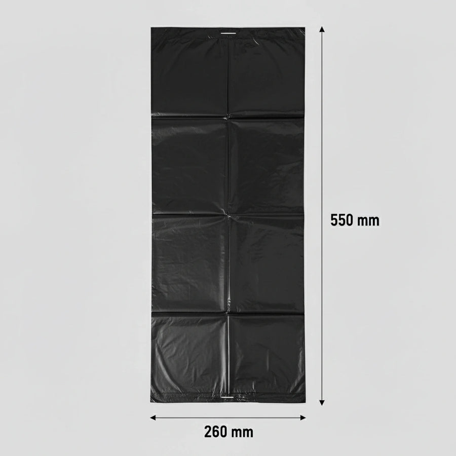 Sac poubelle - 30L - Noir - 500 sacs - 27µ