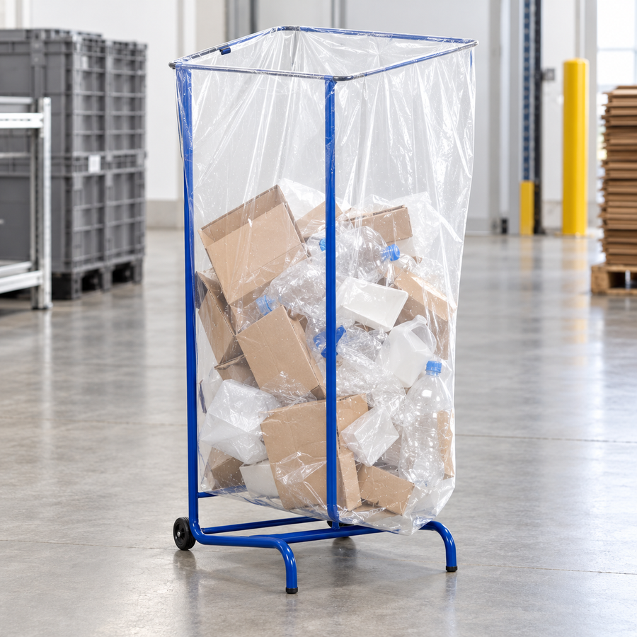 Housse pour conteneur - 1 000L - Micro Perforée - Transparent - 50 sacs - 55µ